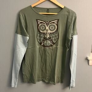 Green 3 Layered T-Shirt